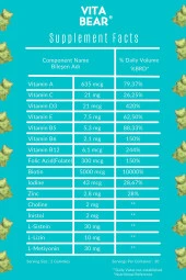 Vitabear Strong Hair Gummy Vitamin 60 Adet thumbnail 4