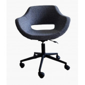 Çalışma Sandalyesi Siyah Konik Ayaklı Döküm Süngerli thumbnail 1