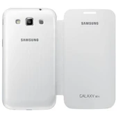 Samsung i8552 Galaxy Win Orjinal Flip Cover Kılıf Beyaz EF-FI855BWEGWW thumbnail 4