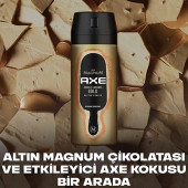 Axe Magnum Erkek Deodorant Sprey Double Caramel Gold Hazzın Kokusu 150 Ml 2'li Set - 4