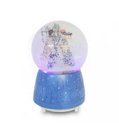 Aşıklar Ağaçlı Müzikli, Işıklı Büyük Boy Kar Küresi thumbnail 2