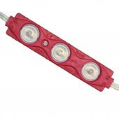 3 Lensli Modül Led-Kırmızı-1.5w-12v-Cdm - 1