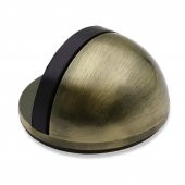 (5 ADET) Yarımay Kapı Stoperi Tamponu Yapışkanlı Metal Kapı Stopu Antik Sarı thumbnail 1