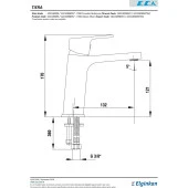 ECA TİERA TEK GÖVDE LAVABO BATARYASI - 2