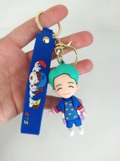 BTS RM Karakter Figür Silikon Anahtarlık Çanta Süsü Oyuncak - 2