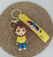 BTS J-Hope Karakter Figür Silikon Anahtarlık Çanta Süsü Oyuncak - 1