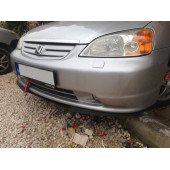 HONDA CİVİC UYUMLU TAMPON EKİ (ESNEK - 3 PARÇALI) TAMPON LİPİ TAMPON KARLIĞI - 1