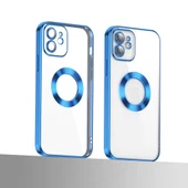 Apple iPhone 12 Kılıf Kamera Korumalı Logo Gösteren Omega Kılıf thumbnail 9