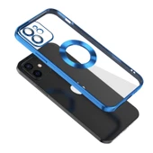 Apple iPhone 12 Kılıf Kamera Korumalı Logo Gösteren Omega Kılıf thumbnail 11