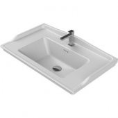 Turkuaz Cerastyle Kapadokya Etajer Uyum Damlalıklı Lavabo 80x48cm thumbnail 3