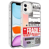 iPhone 12 Kılıf Renkli Desenli Sert Silikon Zore Korn Kılıf thumbnail 3