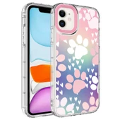 iPhone 12 Kılıf Renkli Desenli Sert Silikon Zore Korn Kılıf thumbnail 6