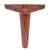 Mobilya Kanepe Sehpa Puf Koltuk Ayağı Kahverengi Baza Ayak 18 cm thumbnail 1