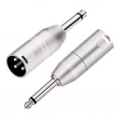 XLR Erkek - 6.3 mm Mono Erkek Çevirici Aparat - 1