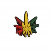 BEŞ YAPRAK RENKLİ TASARIM CROCS TERLİK SÜSÜ - 1