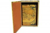Kutu Kitap Harita 2li Set Dekoratif Hediyelik - 4