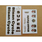 BİSAN STİCKER SETİ (12 PARÇALI) BİSİKLET STİCKER, BİSAN ARMASI BİSAN YAZISI BİSAN ETİKETİ ÇIKARTMASI - 3