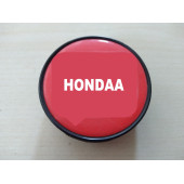 HONDA JANT GÖBEĞİ 5,8cm KIRMIZI (TEK) (HONDA Jant logosu) HONDA jant arması - 1