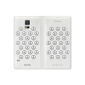 Samsung Galaxy S5 Moschino Flip Wallet Orjinal Kılıf Beyaz-Gri EF-WG900RAEGWW thumbnail 2