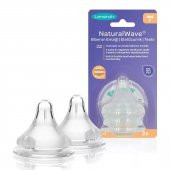 Lansinoh Natural Wave Biberon Emziği - Hızlı Akış - 1