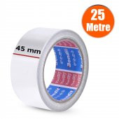 Alüminyum Folyo Bant 45 mm x 25 Metre Yanmaz Soba Borusu Bandı - 3