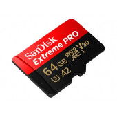 SanDisk Extreme Pro 64GB 200/90MB/s microSDXC UHS-I A2 V30 Adaptörlü Hafıza Kartı SDSQXCU-064G-GN6MA thumbnail 2