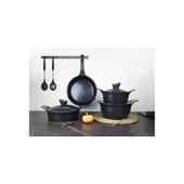 PRİMANOVA ANTHONY ALÜMİNYUM KIZARTMA TAVASI 28CM SİYAH - 2