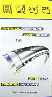 Michelin Power Endurance 700x23C 3X110TPI 225g Katlanır Beyaz Dış Lastik - 1