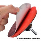 50 Adet Cırt Zımpara 115 mm Spiral Avuç Taşlama (Karma Paket) thumbnail 3