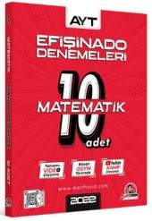 AYT Matematik Efişinado 10 lu Denemeleri Mert Hoca Yayınları - 1