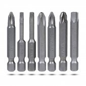 Matkap Bits Uç Vidalama Ucu Düz Yıldız Torx Uç (7 PARÇA) - 1