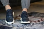 Özbağcı Erkek Deri Sneaker Ayakkabı - İ1986-1 M 1000 Lacivert - 7