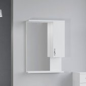 DENKO Akyazı 55 cm Mdf Beyaz Banyo Dolabı Üst Modül - 2