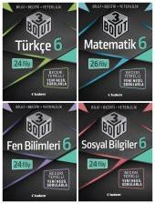 Tudem Yayınları 6.Sınıf 3 Boyutlu Konu Özetli Soru Bankası 4 Kitap Seti - 1