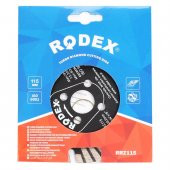 Rodex RRZ115 Turbo Elmas Beton Tuğla Kesme Kesici Diski 115 mm - 2