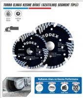Rodex RRZ115 Turbo Elmas Beton Tuğla Kesme Kesici Diski 115 mm - 4