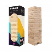 ÇEKUP 54 Parça Ahşap Denge Oyunu 3+ Yaş 2 Oyuncu - 1