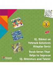 LEVEL-1 8+ Yaş / IQ, Dikkat ve Yetenek Geliştiren Kitaplar Serisi thumbnail 1