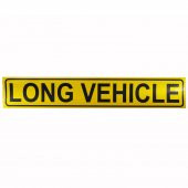 Long Vehichle Yazısı Reflektörlü Fosforlu Şerit Bant 9 cm x 50 cm - 1
