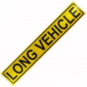 Long Vehichle Yazısı Reflektörlü Fosforlu Şerit Bant 9 cm x 50 cm - 3
