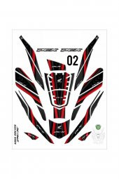 26 Parça 2021 Honda Pcx 125 Tank Pad Seti - 3