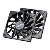 Akasa 12cm Slim PWM Siyah Fan - 1