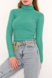 Balıkçı Yaka Body Açıkyeşil - 8338.1567. - 1
