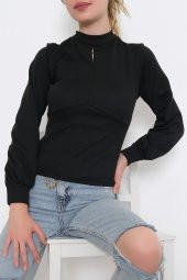 Balon Kol Bluz Siyah - 3461.631. - 2