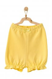 Andywawa Kız Bebek Ananas Desenli Alt Üst Sarı Şort Takım AC21633R - 3