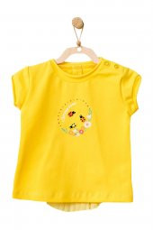 Andywawa Kız Bebek Çiçek Motifli Çok Renkli Alt Üst Takım AC21834R - 2