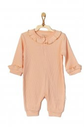 Andywawa Kız Bebek Yaka Detaylı Modal Kumaş Tulum AC22209R - 1