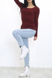 Kare Yaka Body Bordo - 7660.1319. - 3