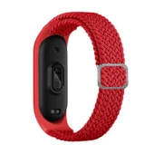 Gpack Xiaomi Mi Band 7 Kordon CırtCırt Kumaş Ayarlanabilir Örgü Tasarım KRD 49 - 11