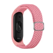 Gpack Xiaomi Mi Band 7 Kordon CırtCırt Kumaş Ayarlanabilir Örgü Tasarım KRD 49 - 9
